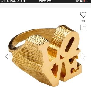 Love Indiana ring from 70 In Perfect Preloved Condition